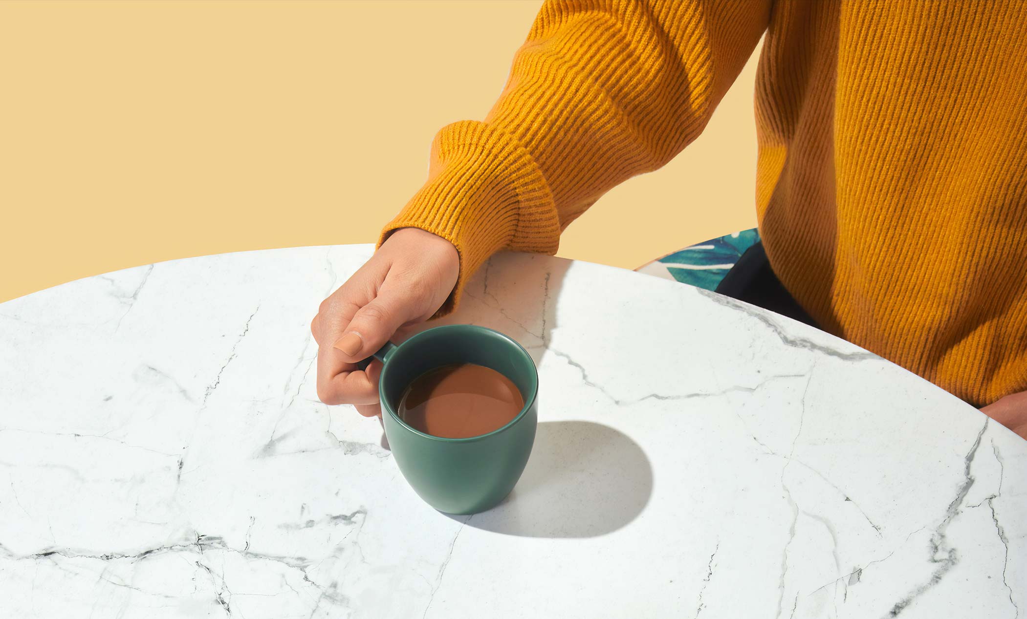 Person Drinking Coffee